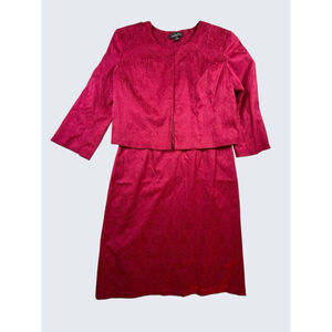Isabella Fuchsia 2-Piece Casual Business Dress Set Size 8